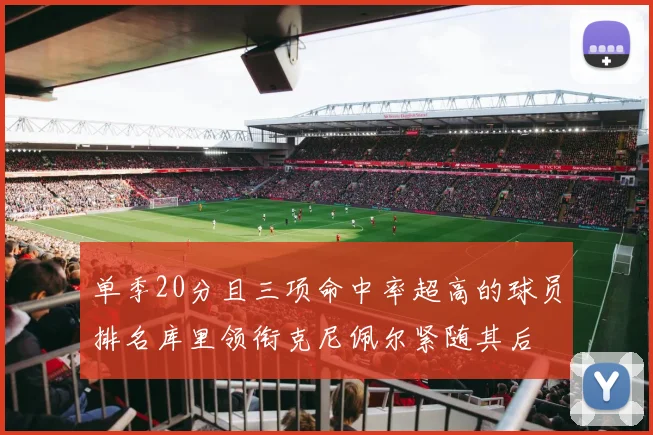 单季20分且三项命中率超高的球员排名库里领衔克尼佩尔紧随其后